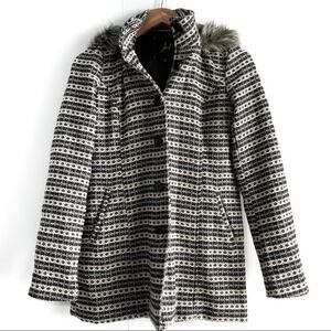 Jack by BB Dakota tweed coat with hood